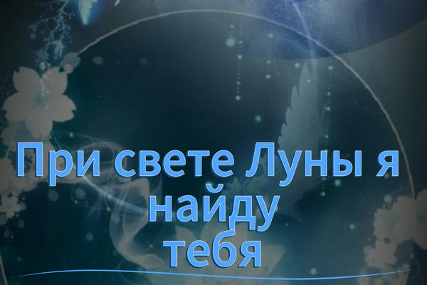 При свете Луны я найду тебя