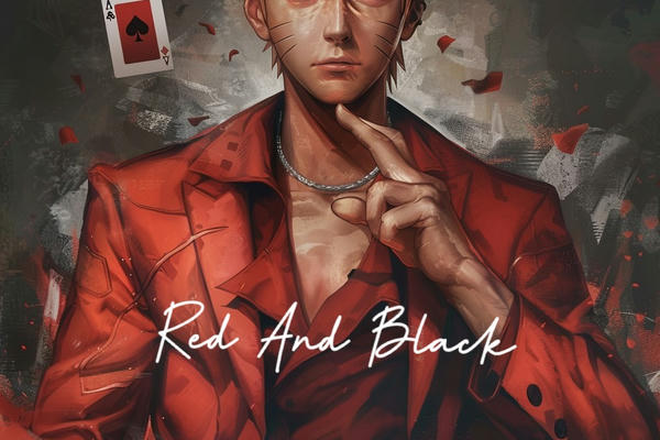 Red and black.